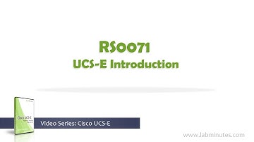 LabMinutes# RS0071 - UCS-E Introduction