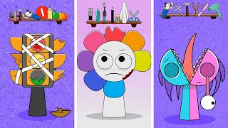 Oh Noo Help Go-Go Dogday Guy Semi Hemi Incredibox Sprunki Sprunki Animation