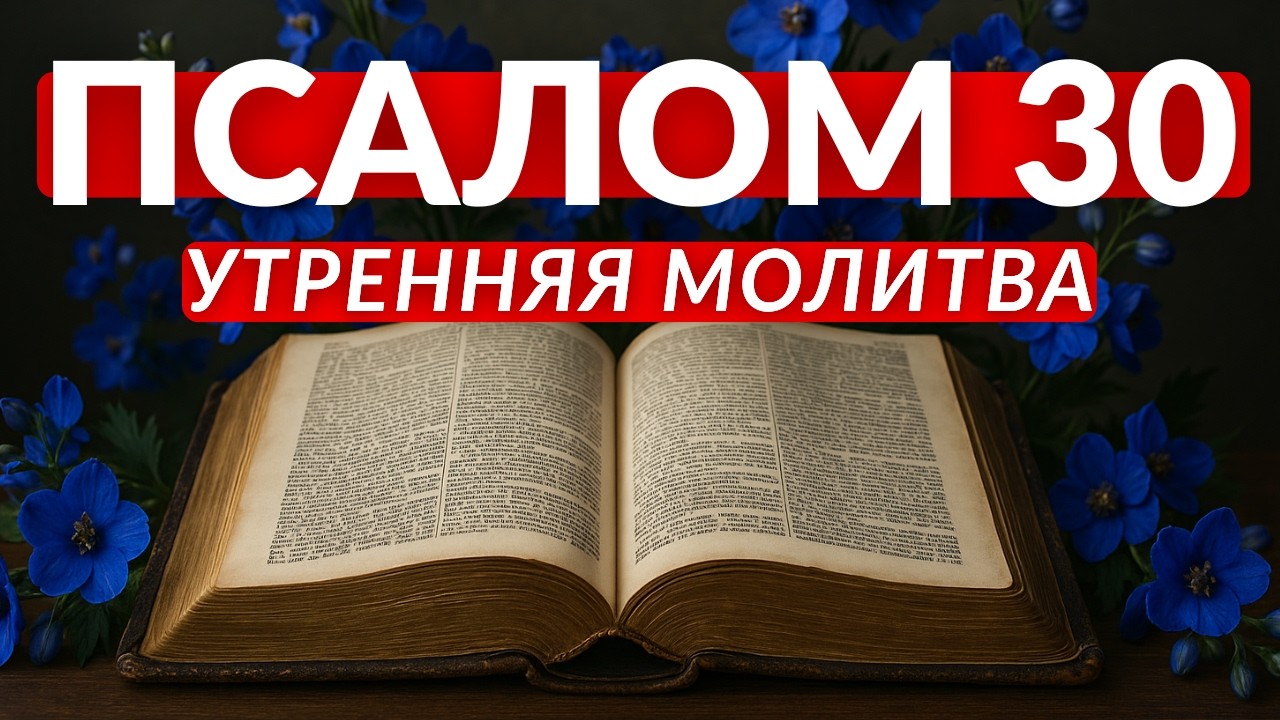 ПСАЛОМ 30 | Бог моя Крепость и Убежище | Утренняя молитва