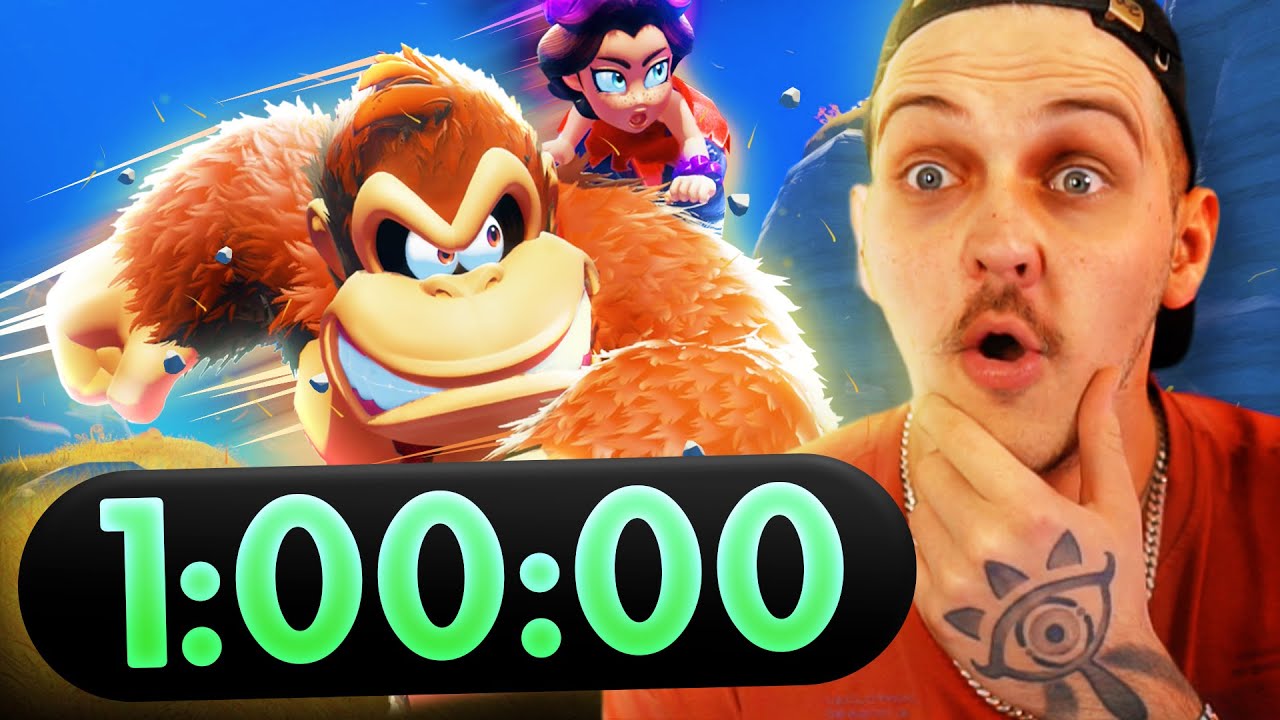 Der SPEEDRUN von Donkey Kong ist KRANK! - Huebi reagiert