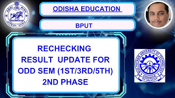 RECHECKING RESULT UPDATE FOR ODD SEM (1ST, 3RD,5TH) 2ND PHASE STUDENTS #bput #btech
