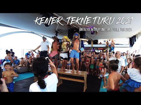 Kemer Tekne Turu Antalya 2021 | Tüm Koylar Full Tur | Kemer Boat Trip