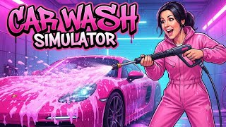 Car Wash Simulator - New Game Review - First Look! 