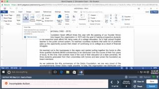 MyITLab Office 2016 Word Chapter 2