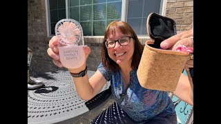 Personalized fan - see how it works! Great for gifts! Airlex Custom Portable Handheld Fan with Logo,