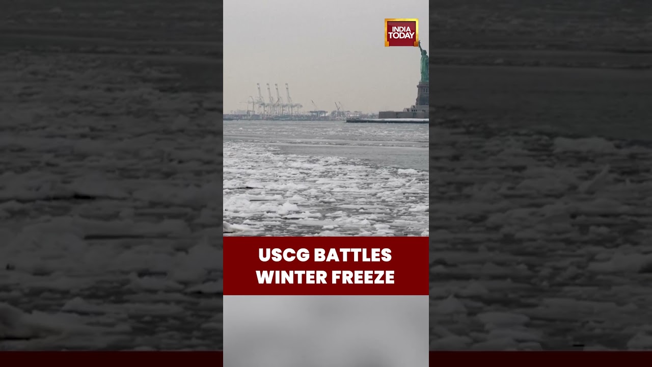 US Coast Guard deploys icebreakers in New York Harbor 