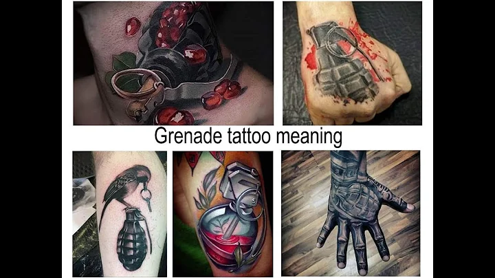 Significato del tatuaggio a forma di granata - Scopri di più qui!