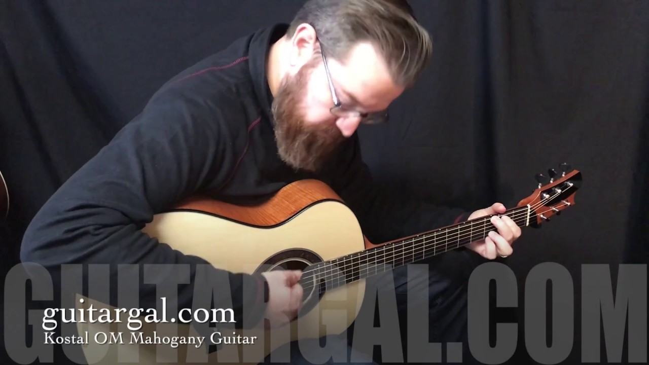 Kostal OM Fiddleback Mahogany Guitar at Guitar Gallery (SOLD)