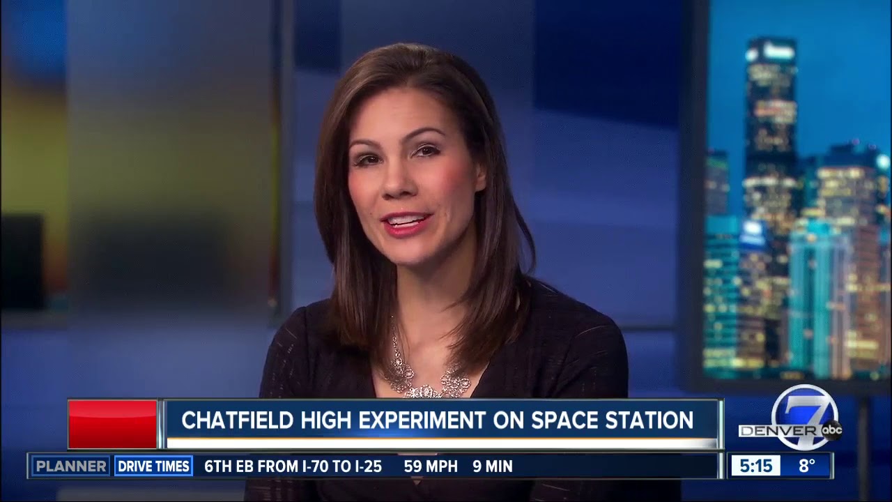 Local students experiments on space station