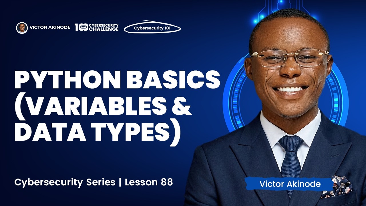 LESSON 88: Python Basics - Variables & Data Types - YouTube