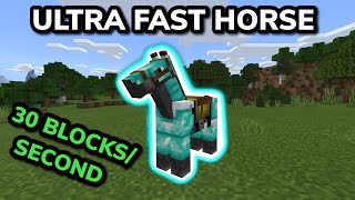 كيفية الحصول على خيول فائقة السرعة في لعبة Minecraft Bedrock (MCPE/Xbox/PS4/Nintendo Switch/Windows10)
