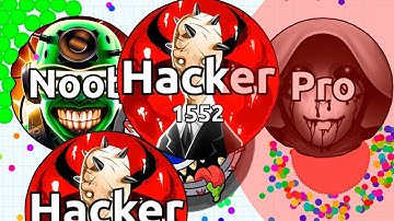 NOOB vs PRO vs HACKER in Agar.io Battle Royale