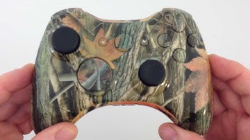 Orange Leaf Camouflage Xbox 360 Controller - CamoController.com