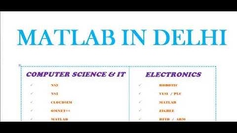 MATLAB IN DELHI