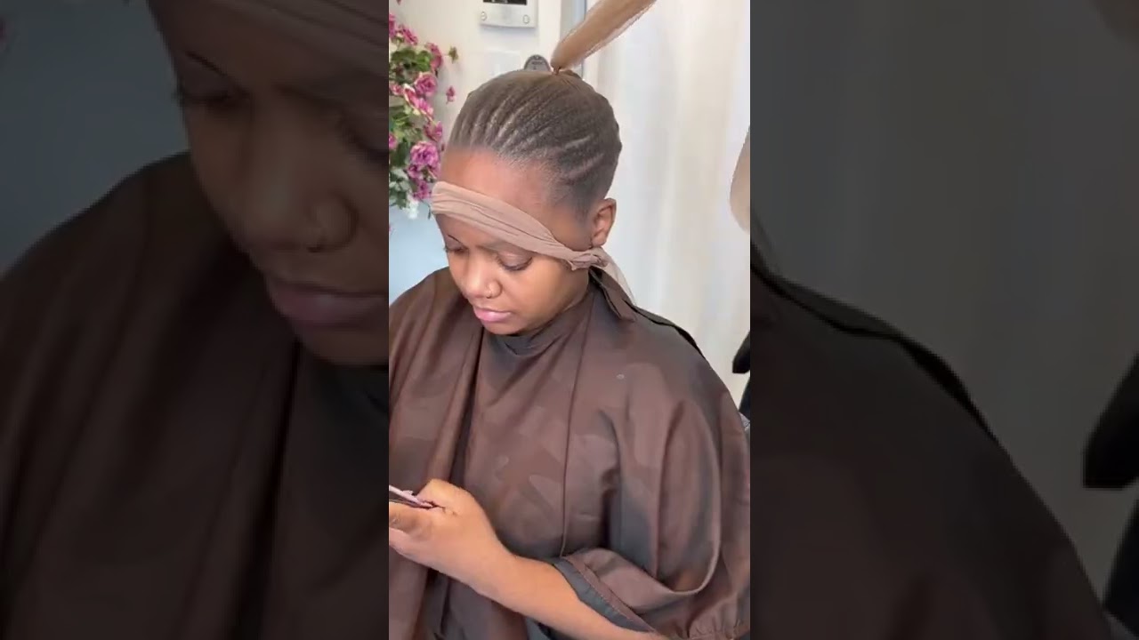 Full lace Hd kinky straight wig install ! 