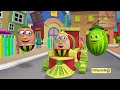 Humpty The Fruit Train with Colours | Humpty or Uske Rang birange fal doston ko miliye