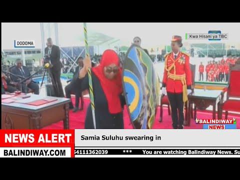 President Samia Handed The Shield And Spear To Protect The People Of Tanzania