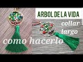 DIJE DE ARBOL DE LA VIDA // COLLAR LARGO // MARY LOPEZ