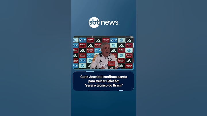 Ancelotti confirma acerto para treinar seleção: "serei o técnico do Brasil" | SBT Brasil (12/05/25)