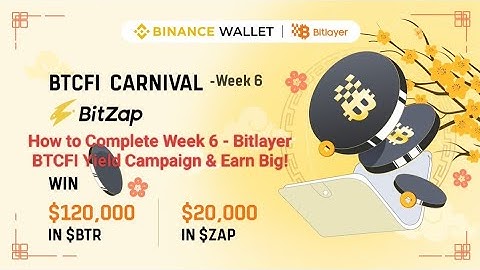🚀 How to Complete Week 6 - Bitlayer BTCFI Yield Campaign & Earn Big! 🌟