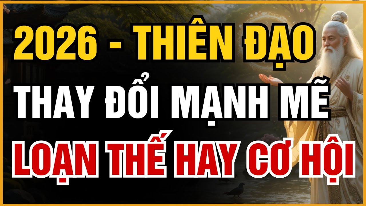 NĂM 2026 LÀ THỜI ĐIỂM HỎA VƯỢNG NHẤT TRONG CỬU VẬN – THIÊN ĐẠO THAY ĐỔI RẤT NHANH | ĐẠO CỔ NHÂN