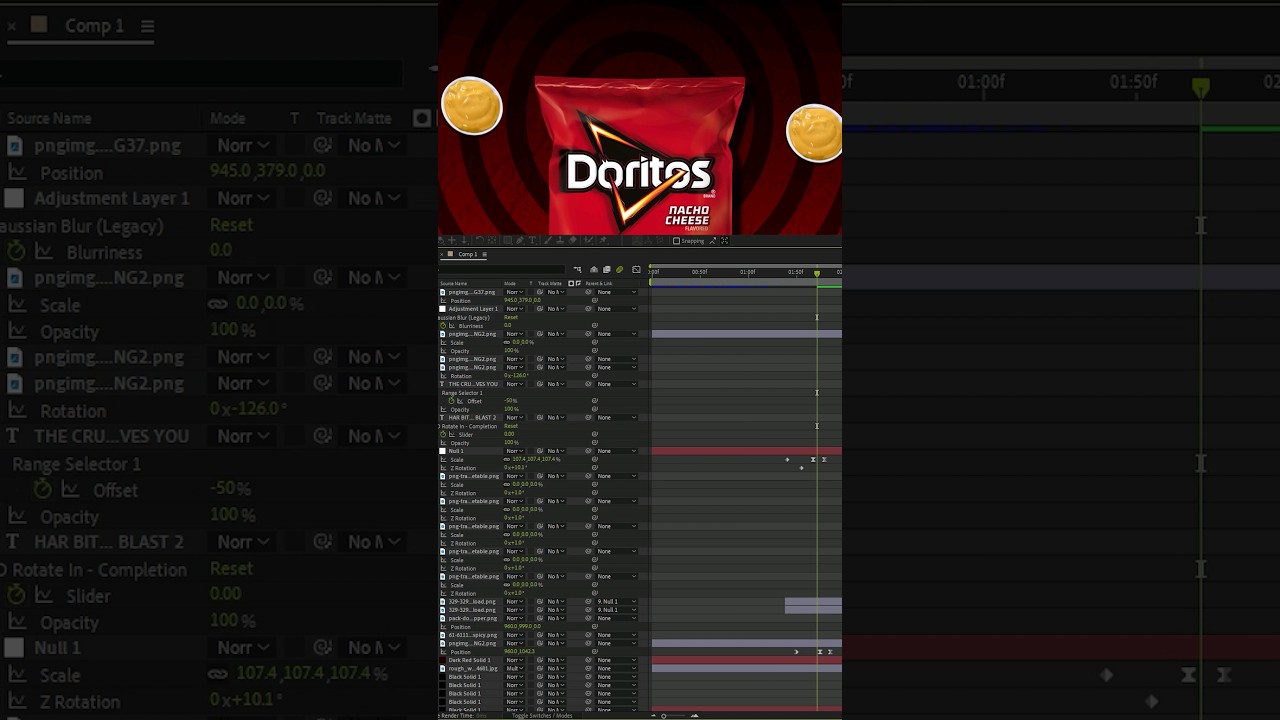Crafting a Doritos Ad with After Effects.