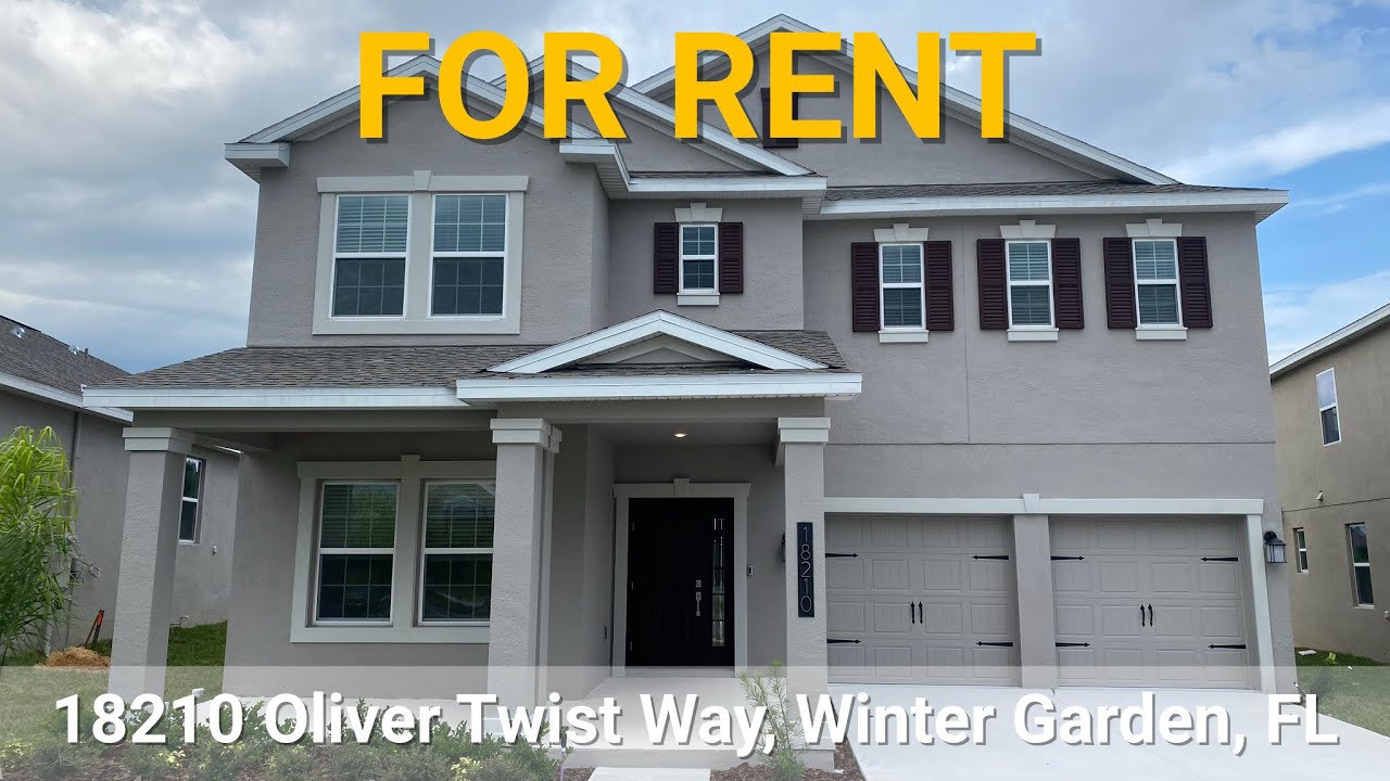 18210 Oliver Twist Way FOR RENT Storey Grove, Winter Garden YouTube