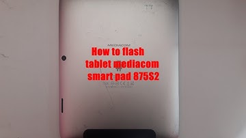 How to flash tablet mediacom smart pad 875S2