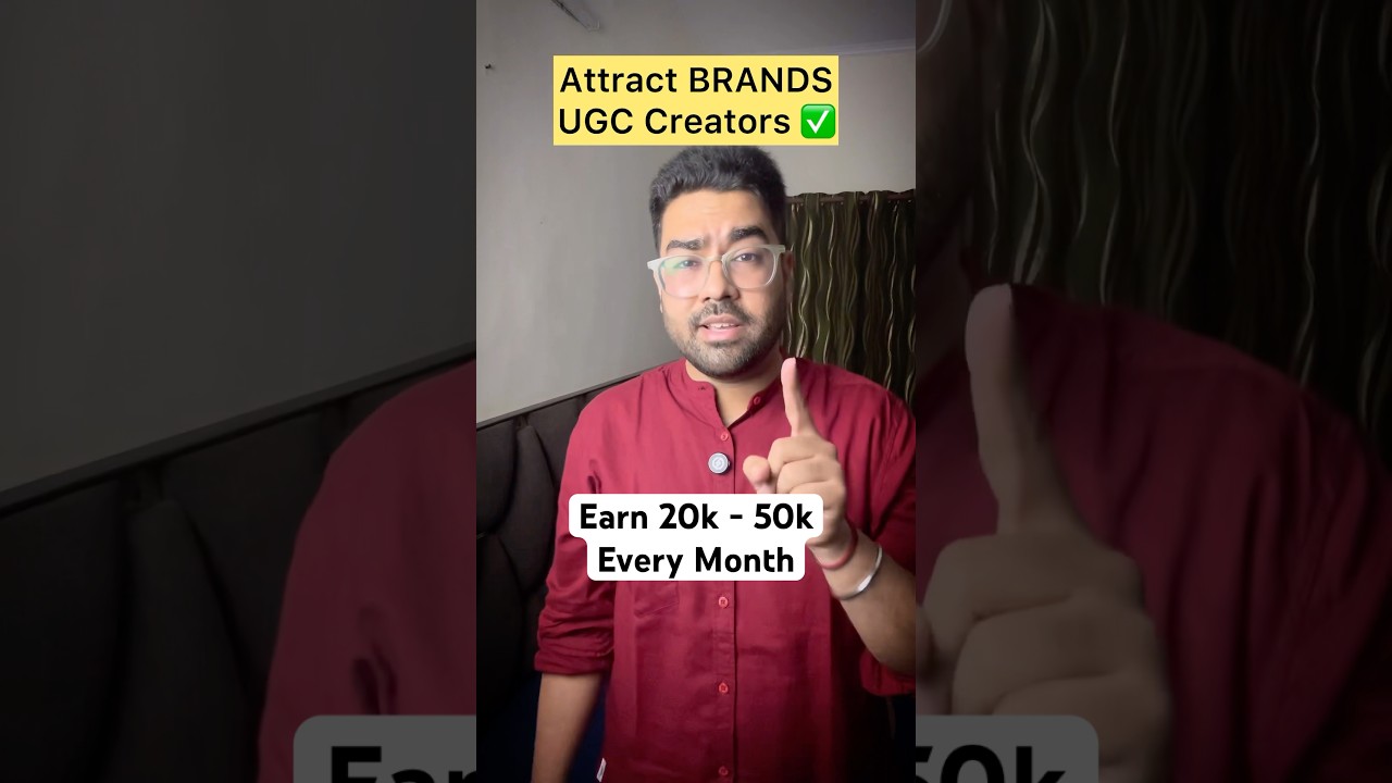 💰 Earn ₹20K-50K/Month as a New UGC Creator (ZERO Experience Needed!)