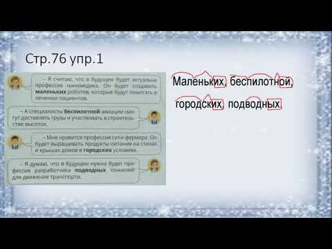 Русский язык. 4 класс. Произношение и написание суффиксов, приставок в именах прилагательных