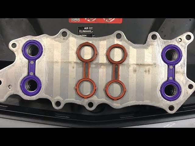 Mercedes Oil Leak V6 Diesel OM642 (Oil Cooler Seals) 