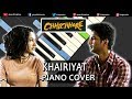 Khairiyat song chhichhore  piano cover chords instrumental by ganesh kini