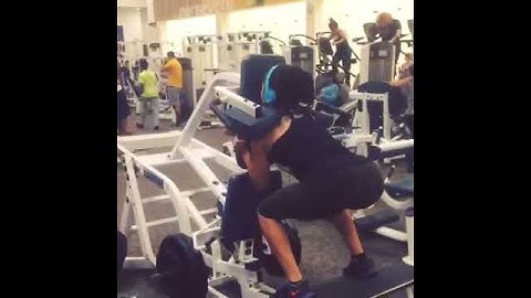 Reverse hack squat- Build that booty!