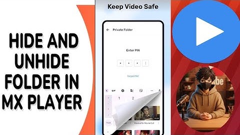 How to create private folder in MX player New information video by SK Skills