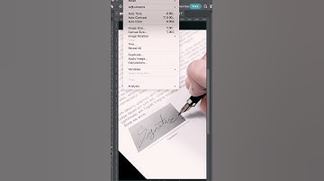 How to remove background of signature in photoshop #photoshop #photoediting