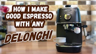 Best tips for good espresso with Delonghi