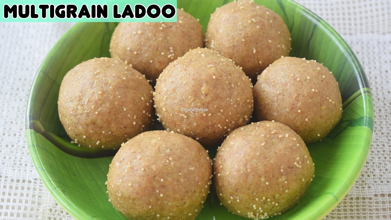 Multigrain Ladoo Recipe मल्टीग्रेन आटे के लड्डू रेसिपी Priya R