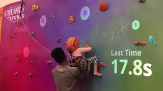 Augmented Climbing Wall Game in Forum Mall by BrandBooster  2k17