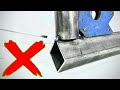 How to joint round pipe to square profile the correct way| 90 degrees | Secret Pipe cutting TRICKS