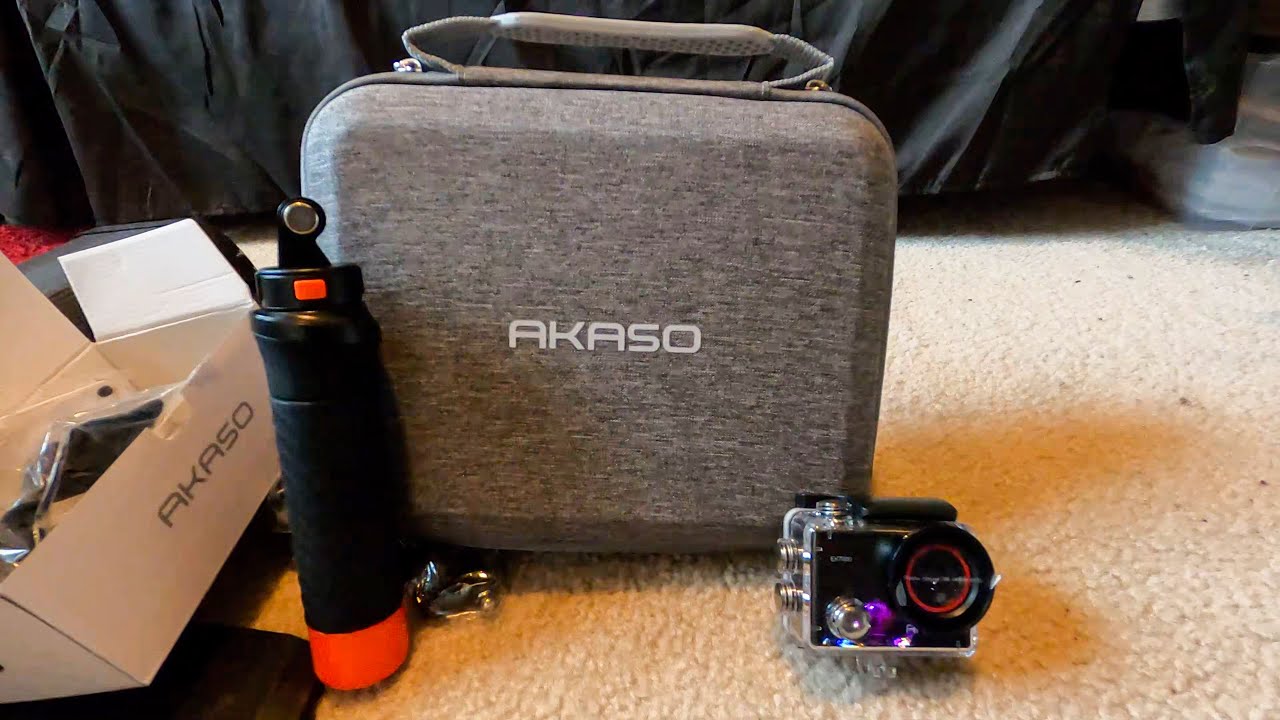 Akaso EK7000 Pro Action Camera Unboxing and Testing - 4K