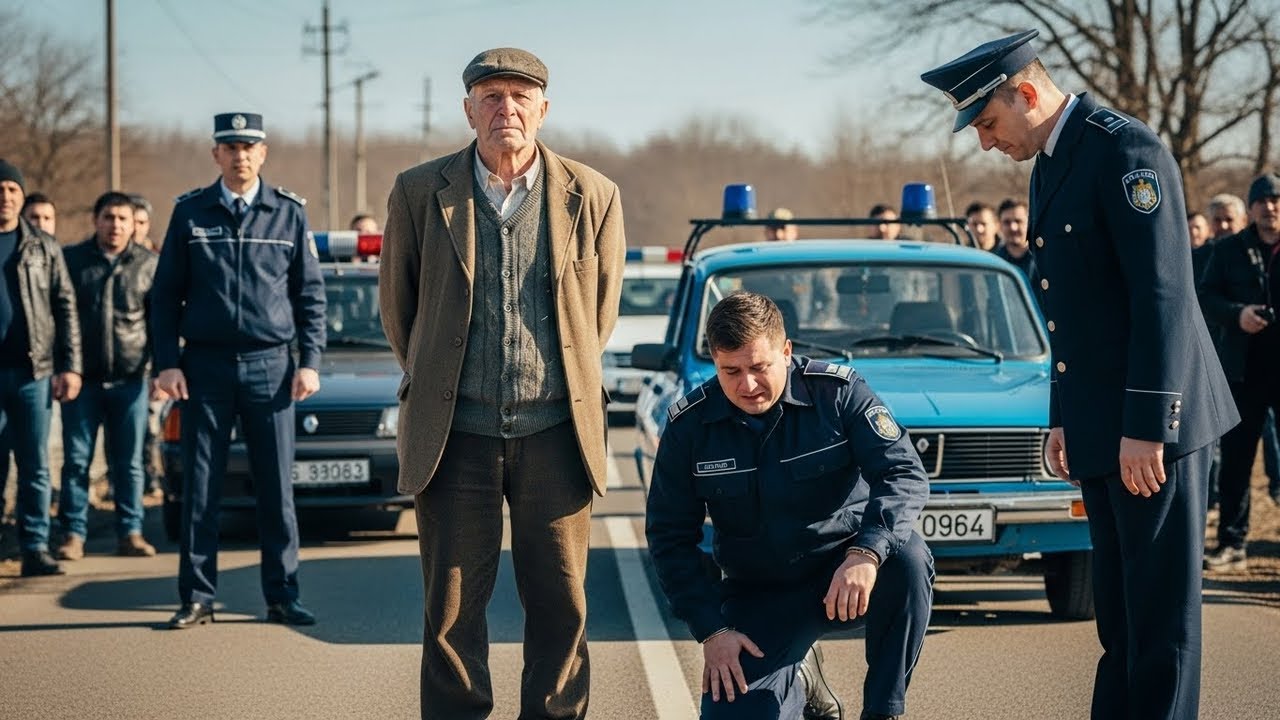 Polițiștii l-au legat pe bătrân, neștiind că umilesc un EROU al țării