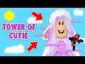 Playing tower of cutie super hard roblox