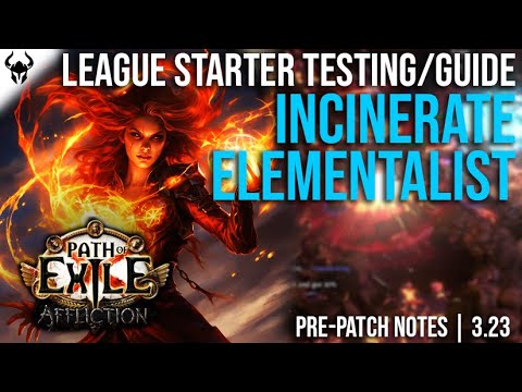 Ready go to ... https://youtu.be/yDEY7byAa8w [ Incinerate League Starter Leveling & Build Guide | PoE (UPDATED POB to 3.24) Necropolis]