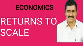 what is Returns to scale || returns to scale analysis in english || economics shatavahana.