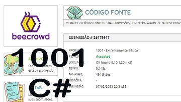 RESOLVENDO O EXERCICIO 1001 DO Beecrowd COM  C# (CSHARP)