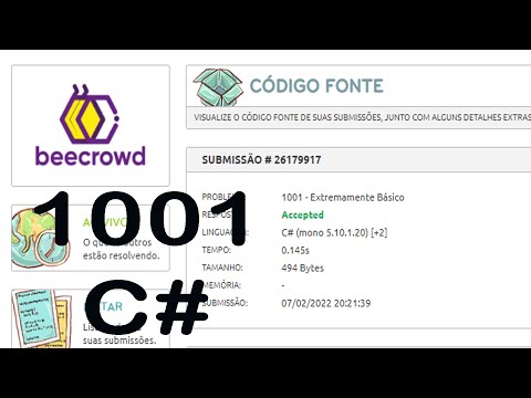 RESOLVENDO O EXERCICIO 1001 DO Beecrowd COM  C# (CSHARP)