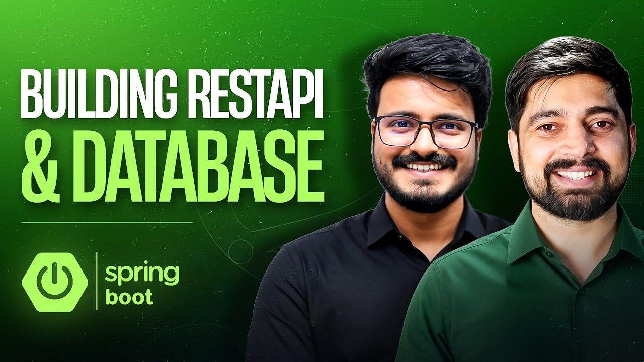 Building RESTAPI and Database details in springboot | Chai aur ...