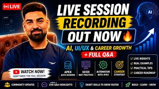 AI, UI/UX & Career Growth 🚀 Everything You Need + Live Q&A