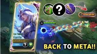 OP ATTACK SPEED KARRIE IS BACK IN THE META!! (INSANE SPEED😱) | MLBB