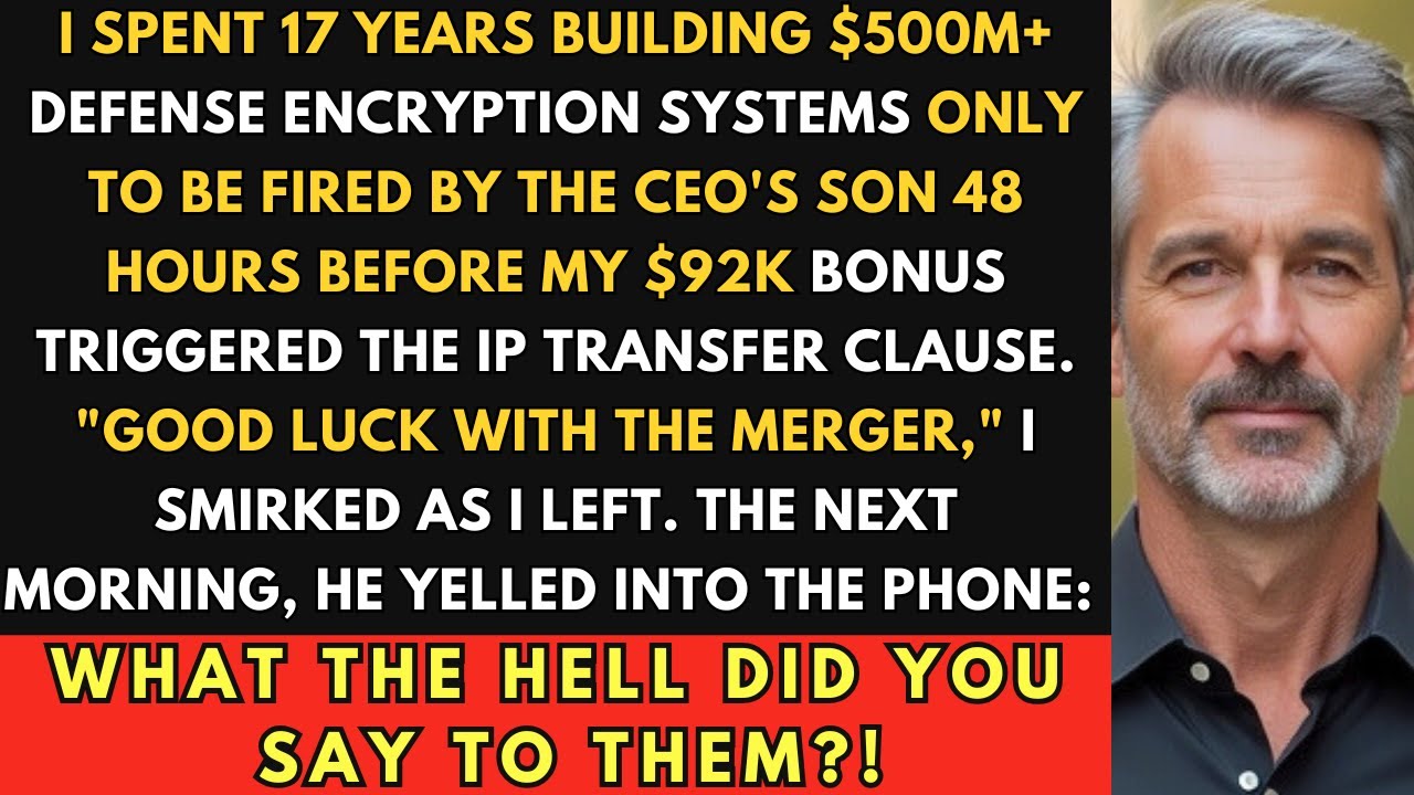 Меня уволил сын генерального директора за 48 часов до выплаты премии в размере 92 тыс. долларов. ...